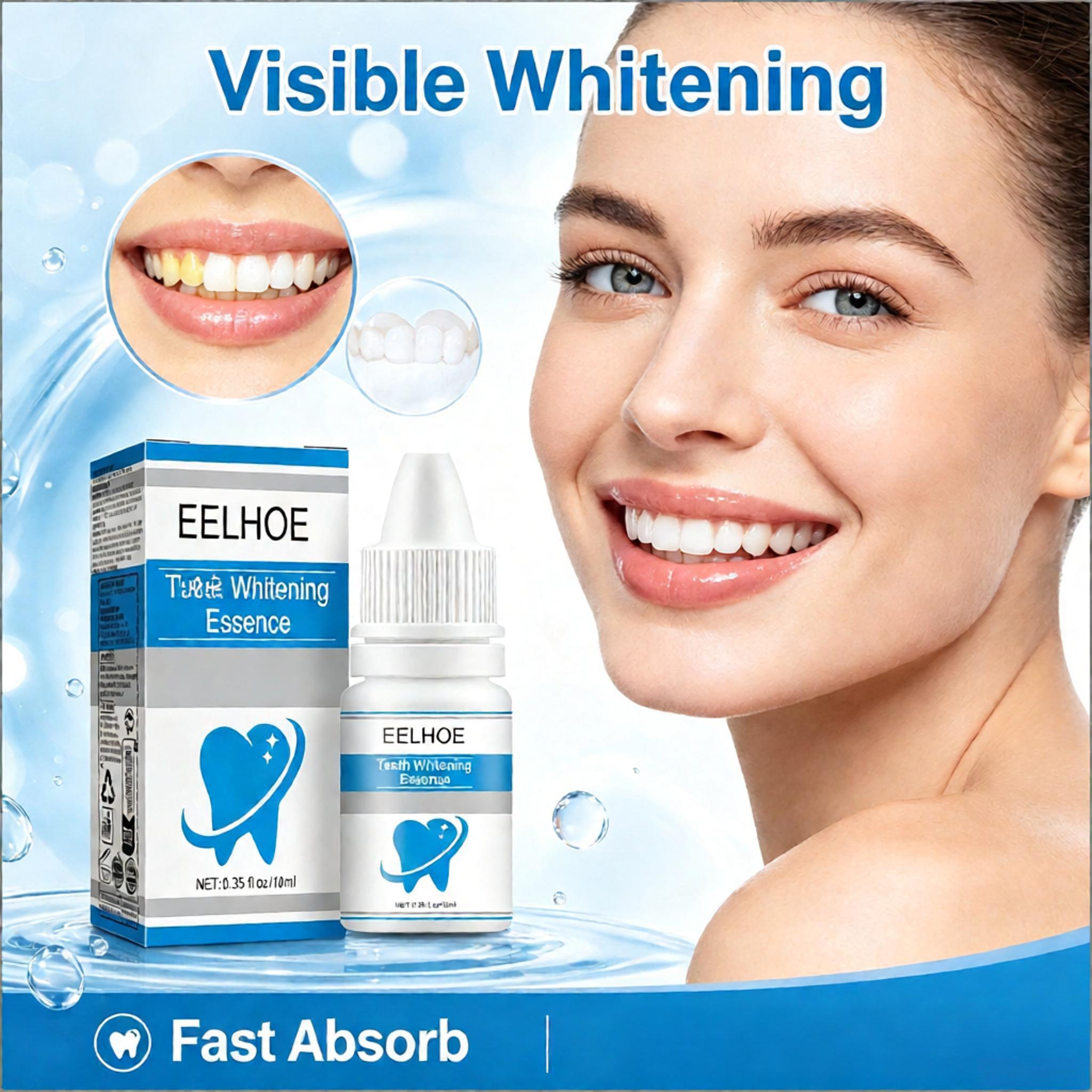 Teeth Whitening Mouthwash - EELHOE Zahnaufhellungsserum entfernt Karies, Plaque und